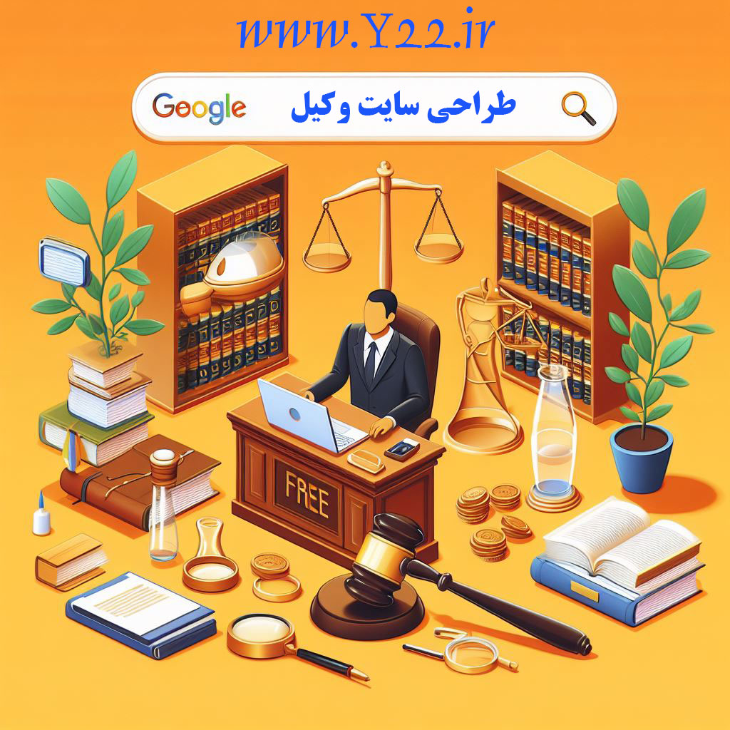 طراحی سایت وکیل و انجام خدمات سئو برای افزایش رتبه سایت در نتایج جستجوی گوگل برای وکلا